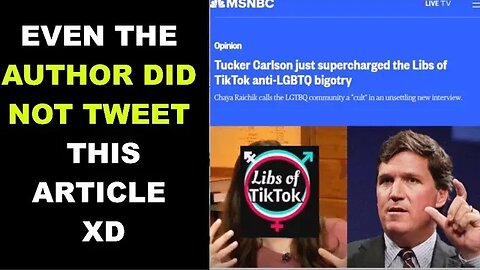 Libs Of Tick Tock Gives Taylor Lorenz A Beautiful Burn