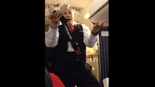 Sassy Flight Attendant ‘Spices Up’ Preflight Safety Demonstrations