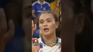 Who’s your MVP? #uaapwomensvolleyball #motivation #volleyball #hustle #ust #nubulldogs #dlsu