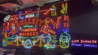 Neon Sign Inside Grand Central Market - By : Lisa Schulte & Brendan Donnelly