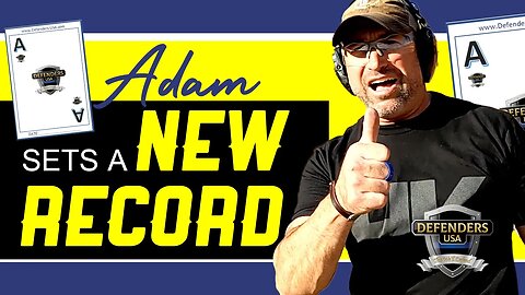 Defenders Ace Card & Patch Standards | Adam Sets a New Record!