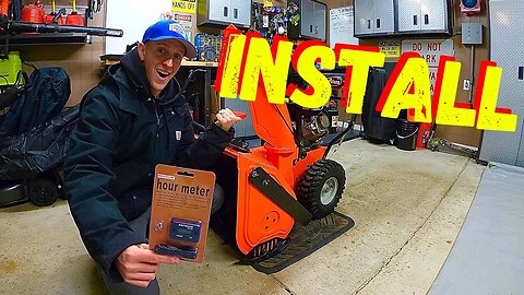 HOW TO INSTALL AN HOUR METER ON A SNOWBLOWER FOR BEGINNERS