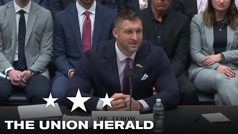 Tim Tebow Delivers Opening Statement on Child Exploitation