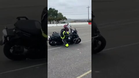 Knee Down Practice On A Scooter