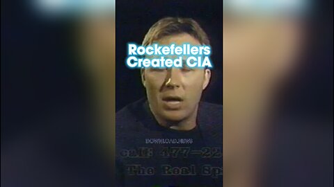 Alex Jones: The CIA Was Created by The Morgan, Rockefeller, & Other Globalist Families - 1990s