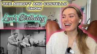 The Abbott And Costello Show-Lou's Birthday Party!! My First Time Watching!!