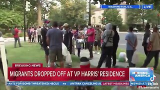 Gov Abbott just dropped off illegal aliens in front of Kamala Harris’ home!