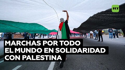 Miles marchan por todo el mundo en el Día Internacional de Solidaridad con Palestina