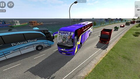 bus simulation Indonesia tour trip | volvo bus | Pune Ratnagiri express