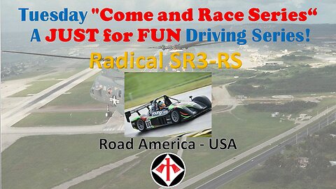 Race 33 - Come and Race Series - Radical SR3-RS - Road America - USA