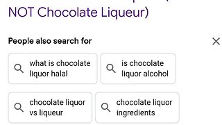 HINT FOR CHOCOLATE LIQUOR