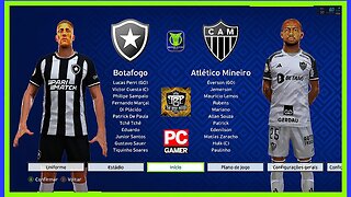 BOTAFOGO X ATLÉTICO MG - PES2021 PATCH THE BEST 9.9.1 BRASILEIRÃO 2023 - QUARTA RODADA