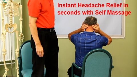 Instant Headache Relief in Seconds with Self Massage. Do-it-Yourself