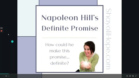 Napoleon Hill's Definite Promise || 5 Minute Lessons From Napoleon Hill's Law of Success