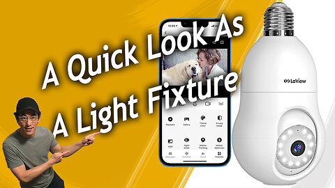LaView Security Bulb Camera - Quick Look As A Light Fixture, Product Links