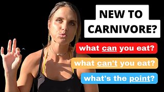 carnivore diet (everything for beginners - what we CAN eat, what we CAN'T eat, why we do it...)