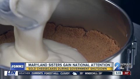 Maryland sisters go national with furlough cheesecake company