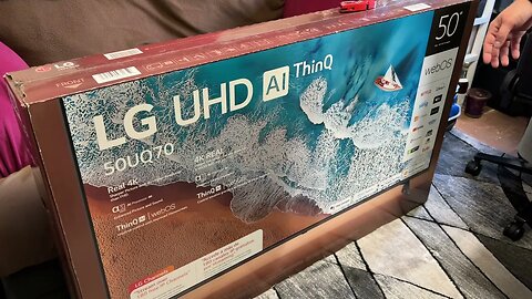 LG 50" Class 4K UHD TV 50UQ7070ZUE Unboxing & First Impressions