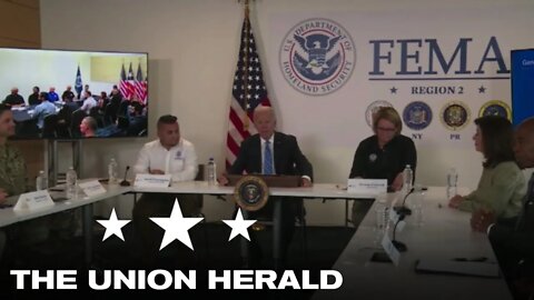 President Biden Receives a Briefing on the Impact of Hurricane Fiona on Puerto Rico