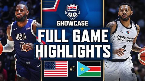 SOUTH SUDAN vs USA / USAB SHOWCASE / FULL GAME HIGHLIGHTS / July 20, 2024