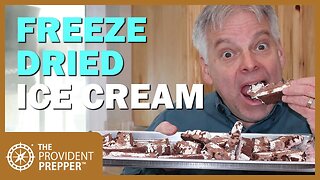 Food Storage: Freeze-Dried Ice Cream and Cream Pie