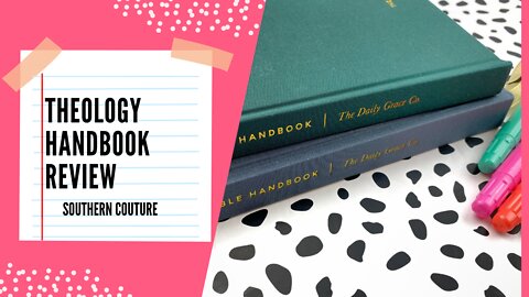 Using Theology Handbook with Full Review and Flip-Through