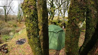 organising gear in the vestibule of the tent. POV 25th March 2023