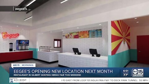 Eegee's holding job fair ahead of opening in Gilbert