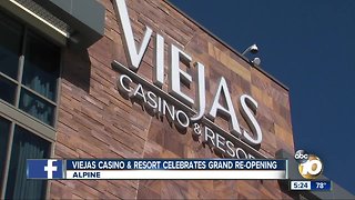 Viejas Casino & Resort celebrates grand re-opening