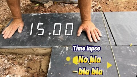 patio tiles time lapse no bla bla bla