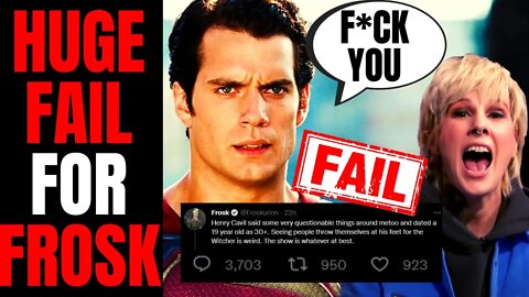 Frosk Got ANNIHILATED After Trying To CANCEL Henry Cavill | Everyone SLAMS The Woke Failed G4TV Host