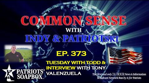 Ep. 373 Tuesday With Todd & Interview With Tony Valenzuela