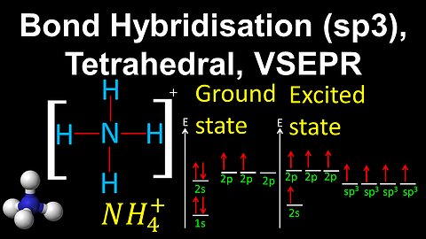 sp3 Hybridisation, Tetrahedral, VSEPR - AP Chemistry