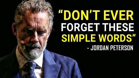 Jordan Peterson's Life Advice Will Change Your Future#jordanpetersonlifeadvice