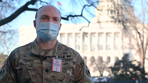 Ohio Army National Guard soldiers support inauguration
