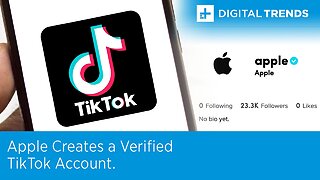 Apple Now Has a Verified TikTok