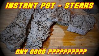 Instant Pot Steaks | Steak Recipe