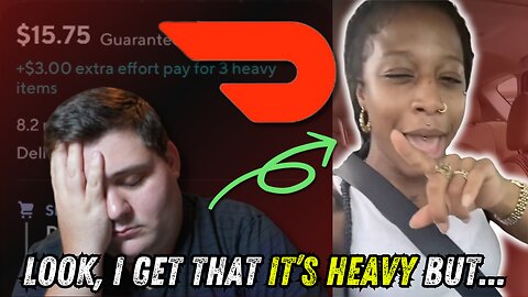 Doordash Driver EXPOSED Heavy Order and Almost CANCELED the Customer!! UberEats Grubhub