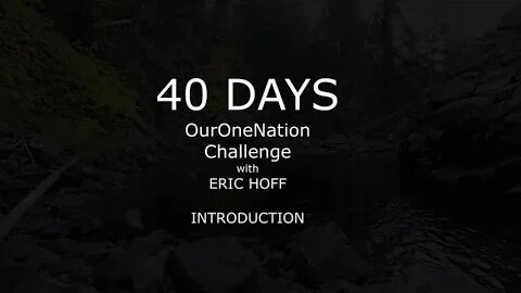 40 DAYS OurOneNation Challenge