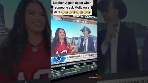 Stephen A. Smith Proclaims Molly Qerim As His Live On ESPN First Take When Fan Tries To ask Her Out