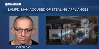 Las Vegas man arrested for stealing appliances