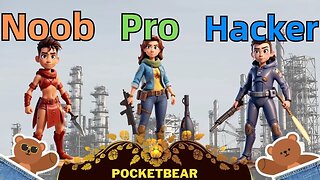 NOOB vs PRO vs HACKER - Survivor.io | @PocketBear470