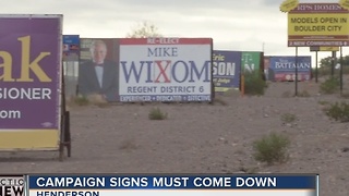 Campaign signs still up days after city deadline
