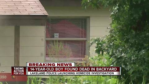 Homicide detectives investigating after 14-year-old found dead in Lakeland