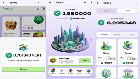 Vertus | Click To Earn $VERT Tokens | Telegram Crypto Mining Bot | New Features Now Available