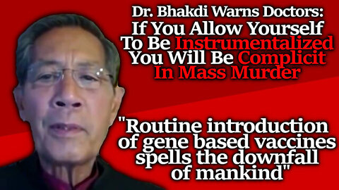 💉💥 Dr. Sucharit Bhakdi Has a Short and Sweet Warning to Mankind Regarding the Killer Vaccines