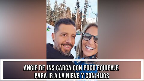 ANGIE DE JNS Y SERGIO DE KABAH CARGAN CON POCO EQUIPAJE PARA IR A LA NIEVE Y CON HIJOS