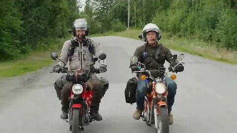 14 +++++ 1,000 Miles Across Alaska! 1975 Honda CT90 vs