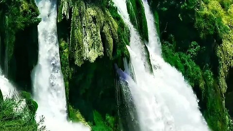 Nature Sounds For Sleeping, Studying or Relaxation | 1 Hour of Waterfall Sounds | Mountain WaterFall