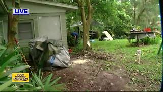 Volunteers give back to veterans with cleanup